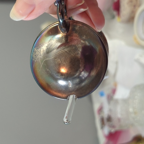 Vintage Glass Condiment Jar - Picture 2 of 4